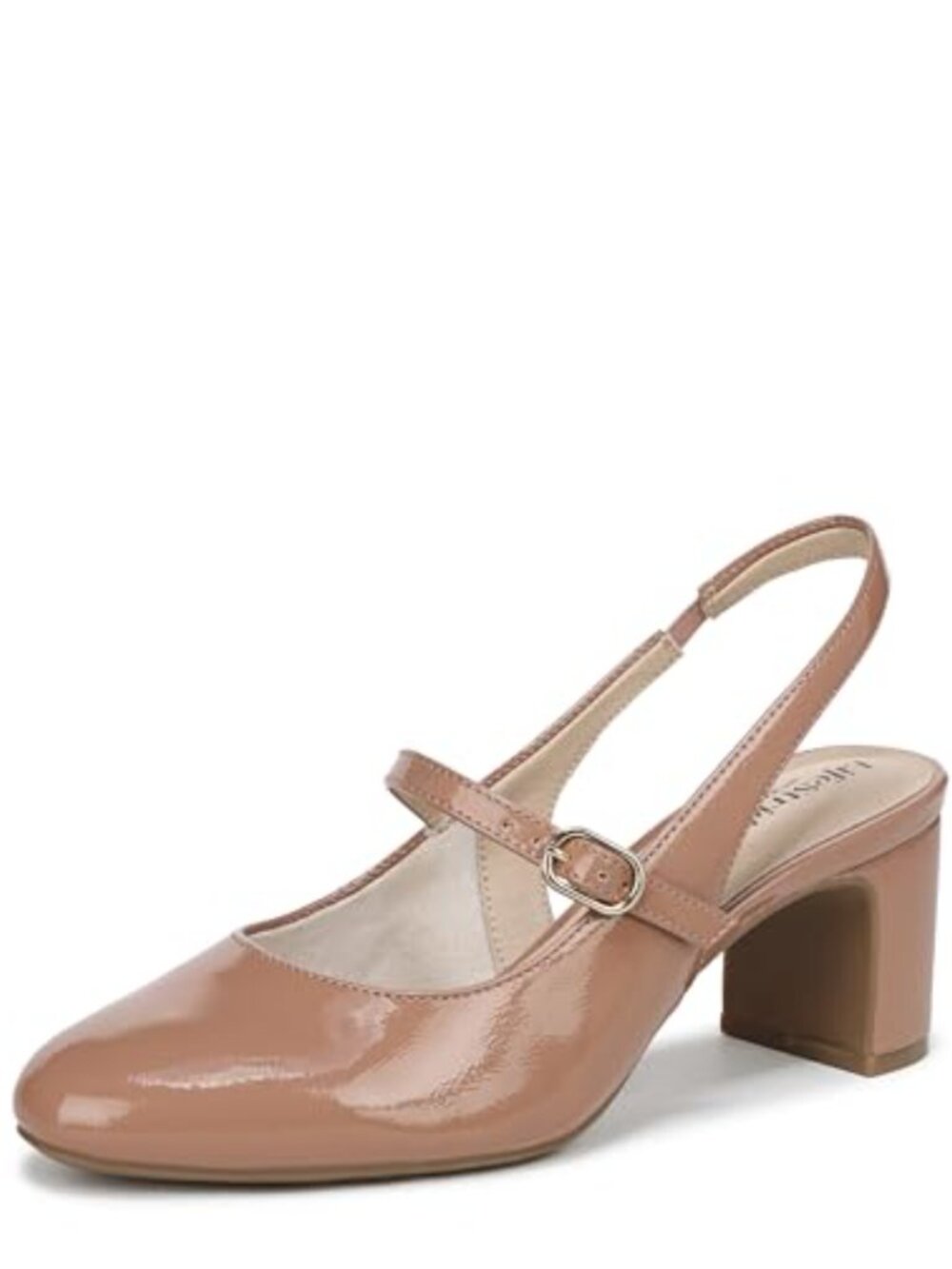 Women's Slingback Pump with Soft System Comfort, 2 3/8 Inch Block Heel